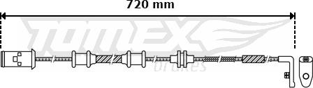 TOMEX brakes TX 30-39 - Indikators, Bremžu uzliku nodilums autodraugiem.lv