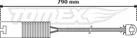 TOMEX brakes TX 30-30 - Indikators, Bremžu uzliku nodilums autodraugiem.lv