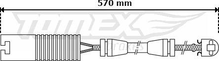 TOMEX brakes TX 30-31 - Indikators, Bremžu uzliku nodilums autodraugiem.lv