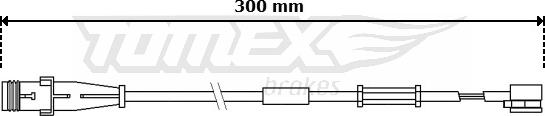 TOMEX brakes TX 30-70 - Indikators, Bremžu uzliku nodilums autodraugiem.lv