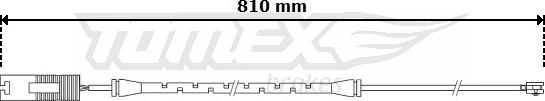 TOMEX brakes TX 30-77 - Indikators, Bremžu uzliku nodilums autodraugiem.lv