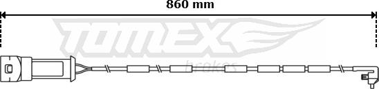 TOMEX brakes TX 31-02 - Indikators, Bremžu uzliku nodilums autodraugiem.lv