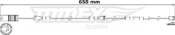 TOMEX brakes TX 31-15 - Indikators, Bremžu uzliku nodilums autodraugiem.lv