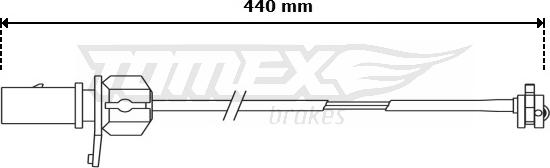 TOMEX brakes TX 31-12 - Indikators, Bremžu uzliku nodilums autodraugiem.lv