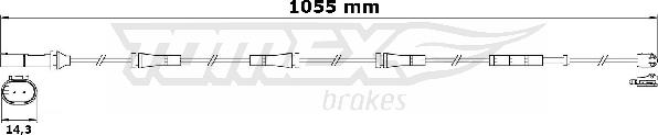 TOMEX brakes TX 31-31 - Indikators, Bremžu uzliku nodilums autodraugiem.lv