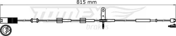 TOMEX brakes TX 31-37 - Indikators, Bremžu uzliku nodilums autodraugiem.lv