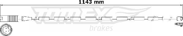 TOMEX brakes TX 31-29 - Indikators, Bremžu uzliku nodilums autodraugiem.lv