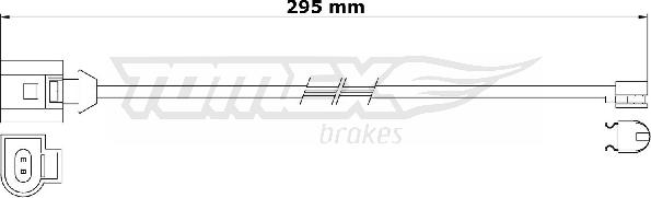 TOMEX brakes TX 31-24 - Indikators, Bremžu uzliku nodilums autodraugiem.lv