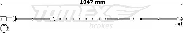 TOMEX brakes TX 31-21 - Indikators, Bremžu uzliku nodilums autodraugiem.lv