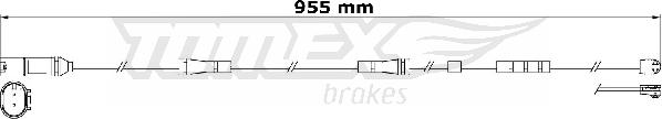 TOMEX brakes TX 31-22 - Indikators, Bremžu uzliku nodilums autodraugiem.lv