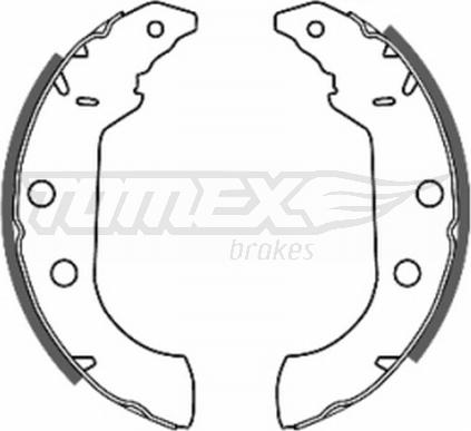 TOMEX brakes TX 20-67 - Bremžu loku komplekts autodraugiem.lv