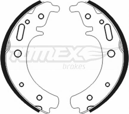 TOMEX brakes TX 20-13 - Bremžu loku komplekts autodraugiem.lv