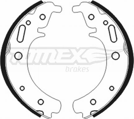 TOMEX brakes TX 20-12 - Bremžu loku komplekts autodraugiem.lv