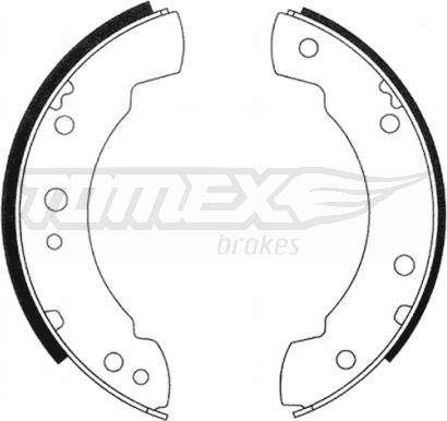 TOMEX brakes TX 20-88 - Bremžu loku komplekts autodraugiem.lv