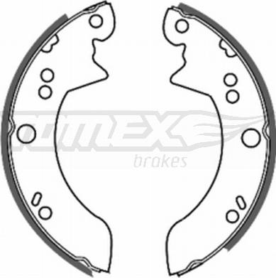 TOMEX brakes TX 20-35 - Bremžu loku komplekts autodraugiem.lv