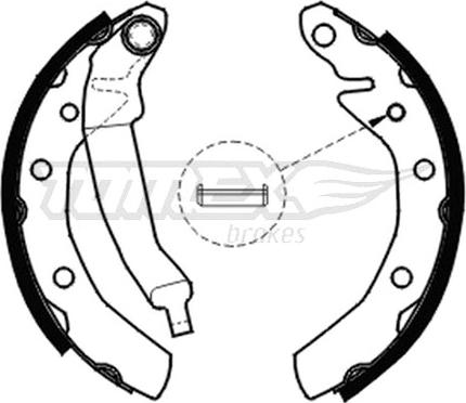 TOMEX brakes TX 20-30 - Bremžu loku komplekts autodraugiem.lv