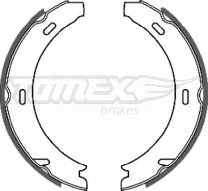 TOMEX brakes TX 20-37 - Bremžu loku komplekts autodraugiem.lv