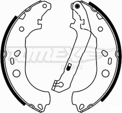 TOMEX brakes TX 21-95 - Bremžu loku komplekts autodraugiem.lv