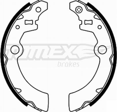 TOMEX brakes TX 21-91 - Bremžu loku komplekts autodraugiem.lv