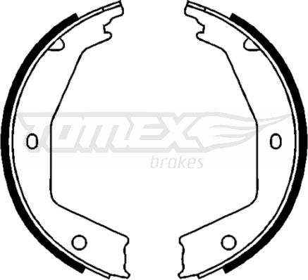 TOMEX brakes TX 21-97 - Bremžu loku komplekts autodraugiem.lv