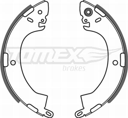 TOMEX brakes TX 21-44 - Bremžu loku komplekts autodraugiem.lv