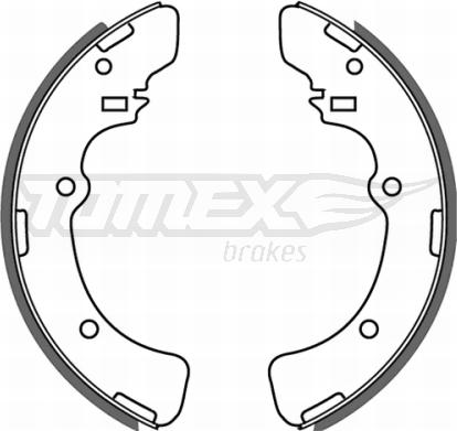 TOMEX brakes TX 21-45 - Bremžu loku komplekts autodraugiem.lv