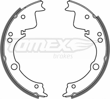 TOMEX brakes TX 21-40 - Bremžu loku komplekts autodraugiem.lv