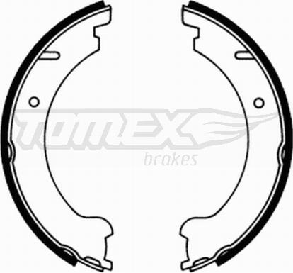 TOMEX brakes TX 21-69 - Bremžu loku komplekts autodraugiem.lv