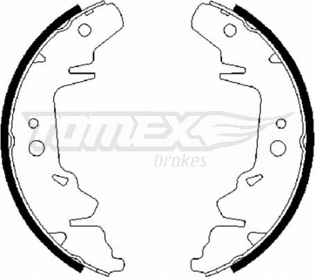 TOMEX brakes TX 21-64 - Bremžu loku komplekts autodraugiem.lv