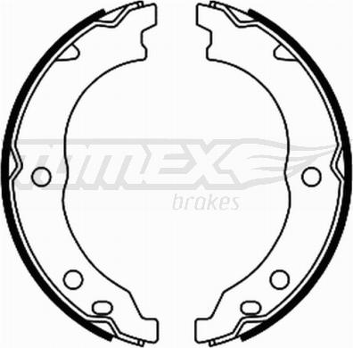 TOMEX brakes TX 21-68 - Bremžu loku komplekts autodraugiem.lv