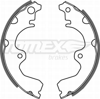 TOMEX brakes TX 21-08 - Bremžu loku komplekts autodraugiem.lv