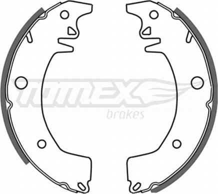 TOMEX brakes TX 21-03 - Bremžu loku komplekts autodraugiem.lv