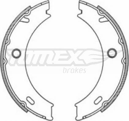 TOMEX brakes TX 21-18 - Bremžu loku komplekts autodraugiem.lv