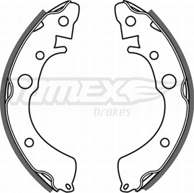 TOMEX brakes TX 21-35 - Bremžu loku komplekts autodraugiem.lv