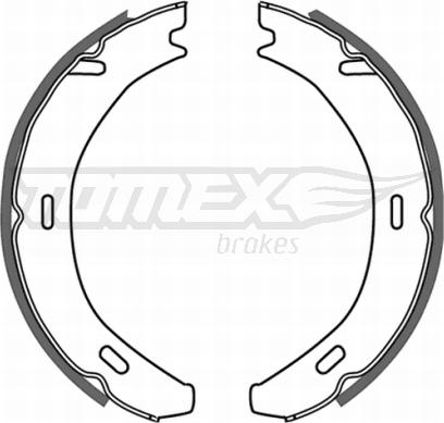 TOMEX brakes TX 21-20 - Bremžu loku komplekts autodraugiem.lv