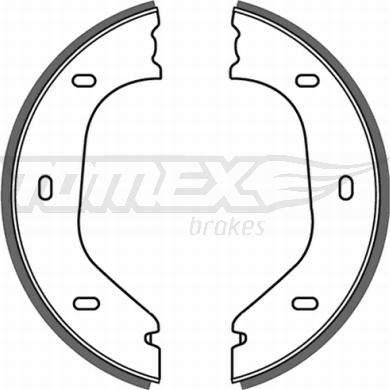 TOMEX brakes TX 21-21 - Bremžu loku komplekts autodraugiem.lv