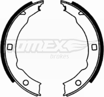 TOMEX brakes TX 21-79 - Bremžu loku komplekts autodraugiem.lv