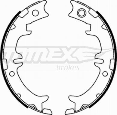 TOMEX brakes TX 21-76 - Bremžu loku komplekts autodraugiem.lv