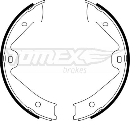 TOMEX brakes TX 23-11 - Bremžu loku komplekts autodraugiem.lv