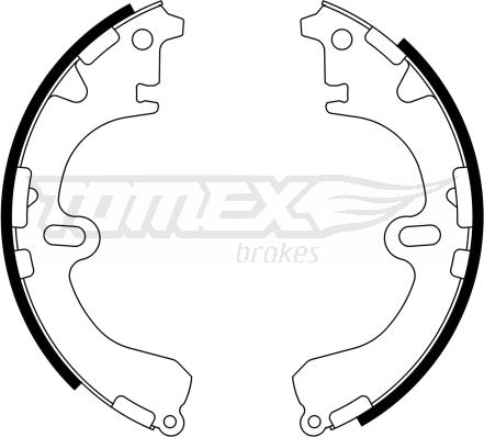 TOMEX brakes TX 23-34 - Bremžu loku komplekts autodraugiem.lv