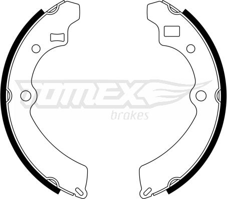 TOMEX brakes TX 23-32 - Bremžu loku komplekts autodraugiem.lv