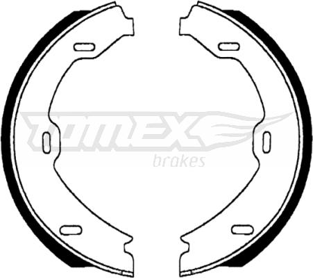 TOMEX brakes TX 22-69 - Bremžu loku komplekts autodraugiem.lv