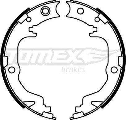 TOMEX brakes TX 22-60 - Bremžu loku komplekts autodraugiem.lv