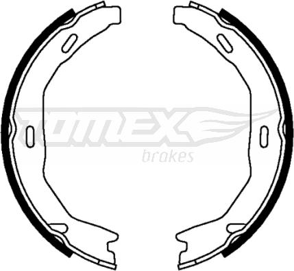 TOMEX brakes TX 22-15 - Bremžu loku komplekts autodraugiem.lv