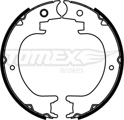 TOMEX brakes TX 22-86 - Bremžu loku komplekts autodraugiem.lv