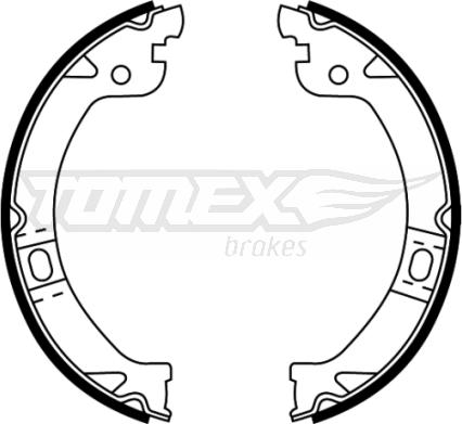 TOMEX brakes TX 22-26 - Bremžu loku komplekts autodraugiem.lv