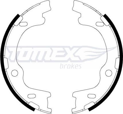 TOMEX brakes TX 22-20 - Bremžu loku komplekts autodraugiem.lv