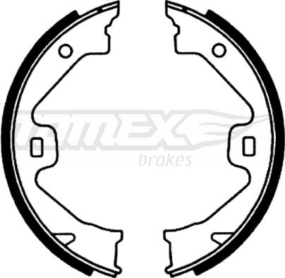 TOMEX brakes TX 22-70 - Bremžu loku komplekts autodraugiem.lv