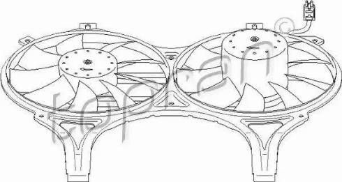 Topran 400 796 - Ventilators, Motora dzesēšanas sistēma autodraugiem.lv