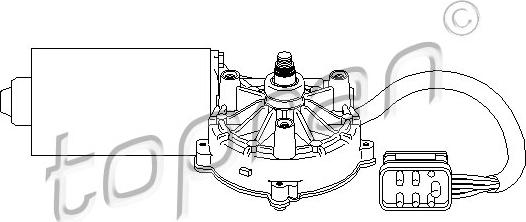 Topran 401 533 - Stikla tīrītāju motors autodraugiem.lv